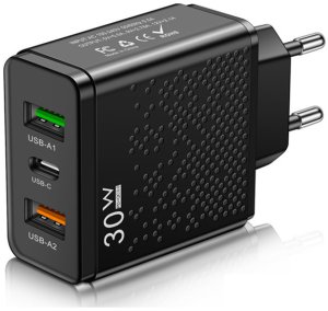 Ładowarka Lichip ŁADOWARKA SIECIOWA USB-C SZYBKA DO TELEFONU KOSTKA UNIWERSALNA 30W 2