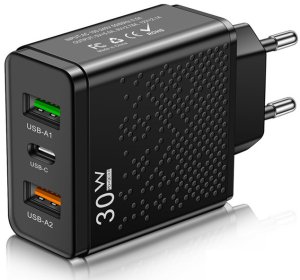 Ładowarka Lichip ŁADOWARKA SIECIOWA USB-C SZYBKA DO TELEFONU KOSTKA UNIWERSALNA 30W 5