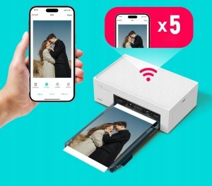 Liene Amber M200 drukarka fotograficzna WiFi 10x15 cm 20 arkuszy 300DPI 3