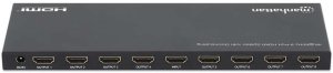 Manhattan 208451 rozgałęziacz telewizyjny HDMI 8x HDMI 8