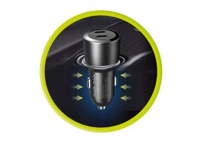 Ładowarka Mobile Origin Car Charger 60W 2 USB-C, CA11 10