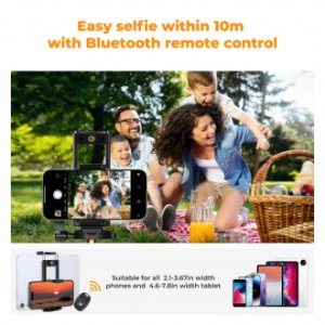 Statyw Statyw K&F Concept S255A3 z głowicą kulową BH-36 i uchwytem na telefon 15
