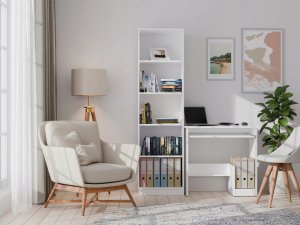 Biurko Rosa Białe 80 cm x 40 cm 5