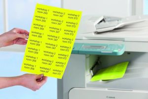 Avery Zweckform Etykiety neonowe 63.5 x 29.6 mm żółte (L6004-25 ŻÓŁ.N) 2