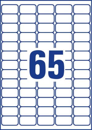 Avery Zweckform Etykiety adresowe na koperty 38.1 x 21.2 mm (L7651-25) 3