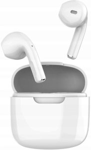 Słuchawki Orava bezprzewodowe słuchawki z mikrofonem, USB-C, dotykowe sterowanie, do uszu, IPX3, biały 4