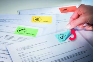 Avery Zweckform Usuwalne etykiety kolorowe 38.1 x 21.2 mm czerwone (L4790-20) 4