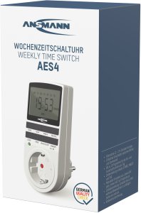 Ansmann czasomierz elektryczny Biały Czasomierz dzienny/tygodniowy 2
