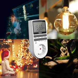 Ansmann czasomierz elektryczny Biały Czasomierz dzienny/tygodniowy 3