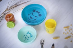 Silikonowy zestaw do jedzenia FreshTouch 9