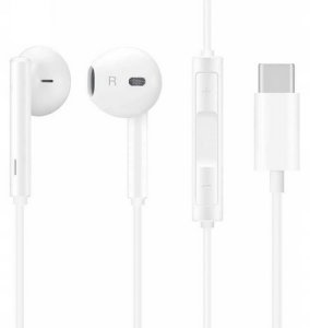 Ecobox Słuchawki przewodowe douszne TYP-C Czarny 5