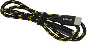 Patona 1811 kabel USB USB 2.0 0,06 m USB C Czarny, Żółty 2