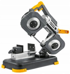 PIŁA TAŚMOWA DO METALU PCV Z PODSTAWĄ PRZECINARKA UKOŚNICA PRZENOŚNA 1200W 11