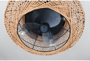 Wentylator RL Light Lampa sufitowa Lillesand R67302126 wentylator brązowy 8