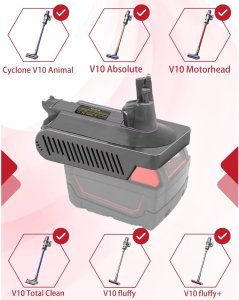 ADAPTER KONWERTER MILWAUKEE 18V DO DYSON V10 ODKURZACZE CYCLONE ANIMAL 2