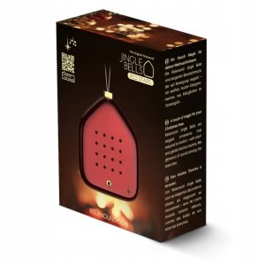 Dekoracja świąteczna Relaxound Jingle Bells Red Stars Dzwoniąca Dekoracja (Czerwona) 2