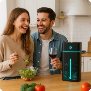 Kamera IP Spreest MINI KAMERA WIFI SZPIEGOWSKA W NAWILŻACZU CZUJNIK RUCHU PODGLĄD NA TELEFON 4