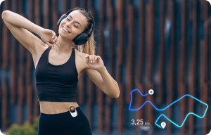 ODTWARZACZ MP3 MUZYKI BLUETOOTH RADIO FM 64GB PRZENOŚNY AUDIOBOOK SŁUCHAWKI 8