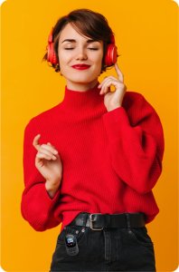 ODTWARZACZ MP3 MUZYKI BLUETOOTH RADIO FM 64GB PRZENOŚNY AUDIOBOOK SŁUCHAWKI 11