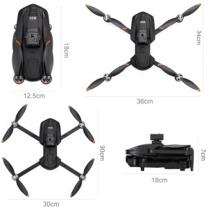 DRON Z KAMERĄ WIFI 5G GPS ZABAWKA ZDALNIE STEROWANY APLIKACJA ZASIĘG 3000M 14