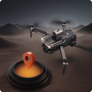 DRON Z KAMERĄ WIFI 5G GPS ZABAWKA ZDALNIE STEROWANY APLIKACJA ZASIĘG 3000M 4