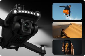 DRON Z KAMERĄ WIFI 5G GPS ZABAWKA ZDALNIE STEROWANY APLIKACJA ZASIĘG 3000M 6