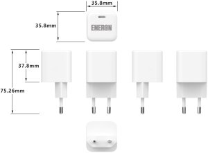 NAJMNIEJSZA ŁADOWARKA GaN 65W MINI POWER CUBE USB-C do LAPTOPA TELEFONU 10