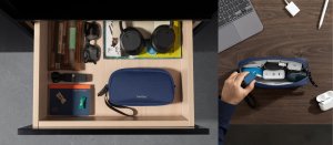 Tomtoc Light - T12 Electronic Accessory Pouch S, Navy Blue 5