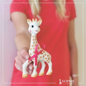 Breloczek Różowa Żyrafa Sophie 3