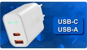 Ładowarka Vidvie SZYBKA Ładowarka sieciowa USB TYP-C 3A PD 33W KOSTKA DO TELEFONU 5