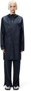 Rains unisex długa kurtka przeciwdeszczowa LONG JACKET W3 12020 47 NAVY M 2