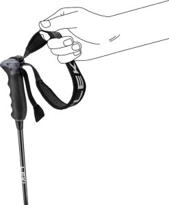 Leki KIJE NEOLITE CARBON black-dark anthracite-white 130 2
