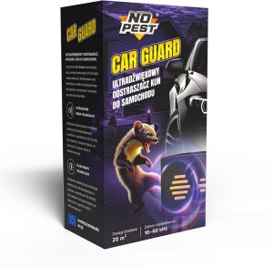 Samochodowy Odstraszacz Kun Szczurów Myszy Gryzoni do Samochodu Auta Garażu Ultradźwiękowy "Car Shield" 8