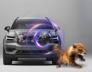 Samochodowy Odstraszacz Kun Szczurów Myszy Gryzoni do Samochodu Auta Garażu Ultradźwiękowy "Car Shield" 10