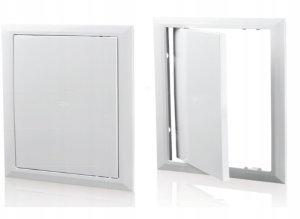 Ventika Drzwiczki rewizyjne plastikowe z tworzywa ABS 400x500 białe DR40X50 12
