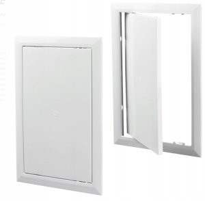 Ventika Drzwiczki rewizyjne plastikowe z tworzywa ABS 400x500 białe DR40X50 7