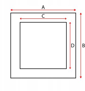 Ventika Drzwiczki rewizyjne plastikowe z tworzywa ABS 400x500 białe DR40X50 9