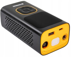 KOMPRESOR SAMOCHODOWY AKUMULATOROWY POMPKA 10 BAR DO OPON AUTA ROWERU PIŁEK 3