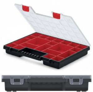 Organizer narzędziowy, warsztatowy 40x30cm, 21 pojemników wewnętrznych 2