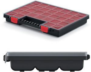 Organizer narzędziowy, warsztatowy 40x30cm, 21 pojemników wewnętrznych 3