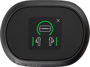 Słuchawki HP Poly Słuchawki douszne Voyager Free 60+ UC w kolorze głębokiej czerni + adapter USB-C BT700 + etui z ładowarką i ekranem dotykowym 3