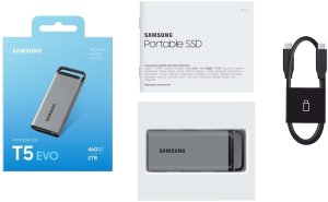 SSD M.2 (2280) 4TB Samsung Portable SSD T5 EVO 2