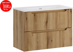 Zestaw meblowy 80cm z umywalką meblową SKY 2