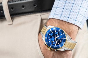 Zegarek Giewont Zegarek Męski Chronograph Sapphire Multikolor GW3970-B5 4