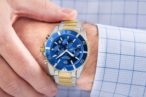 Zegarek Giewont Zegarek Męski Chronograph Sapphire Multikolor GW3970-B5 5