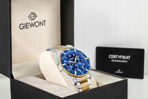 Zegarek Giewont Zegarek Męski Chronograph Sapphire Multikolor GW3970-B5 8