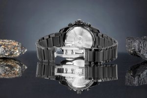 Zegarek Giewont Zegarek Męski Chronograph Sapphire Czarno Tytanowy GW3970-B1 6