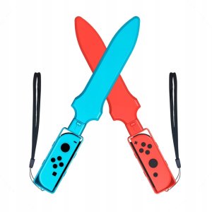 Pakiet akcesoriów rodzinnych 10 w 1 do gry Nintendo Switch Sports - zestaw czerwony i niebieski 13