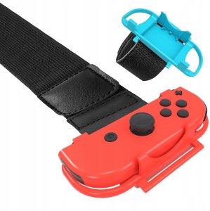 Pakiet akcesoriów rodzinnych 10 w 1 do gry Nintendo Switch Sports - zestaw czerwony i niebieski 10