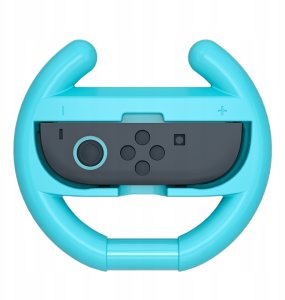 Kierownica wyścigowa do kontrolera Joy-Con Nintendo Switch  2 (opakowanie 2 szt.) - pomarańczowa i niebieska 4